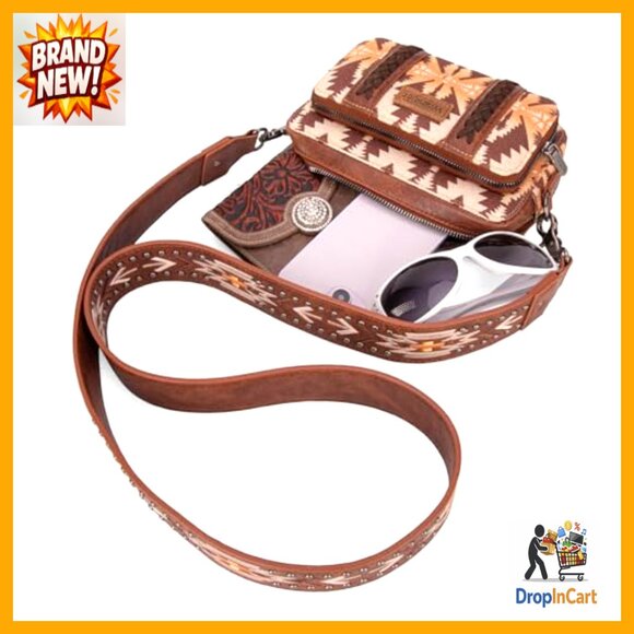 convertible backpack crossbody purse mini aztec Concealed Carry Indie Canvas Sling by DS Conceal Blue Aztec Show off your team pride with this MLB New York Yankees wallet Boho Aztec Crossbody Bag Small